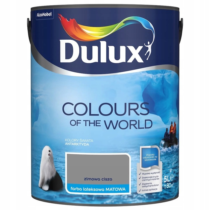 Vopsea mata, Dulux, Winter Silence, 5L