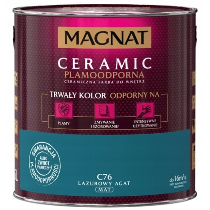 Vopsea ceramica, Magnat, Blue Agat, 2.5L