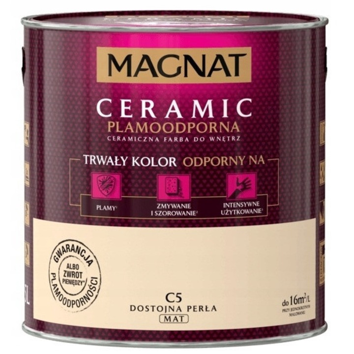 Vopsea decorativa, Magnat, 2.5 l, Bej