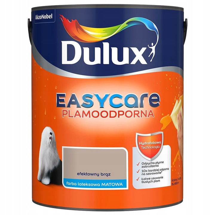 Vopsea EasyCare, Dulux, Glamorous Brown, 5L