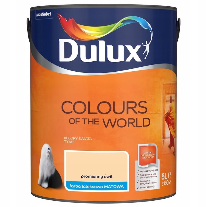 Боя, Dulux, Kolory Swiat, Radiant Sunset, Matt, 5L
