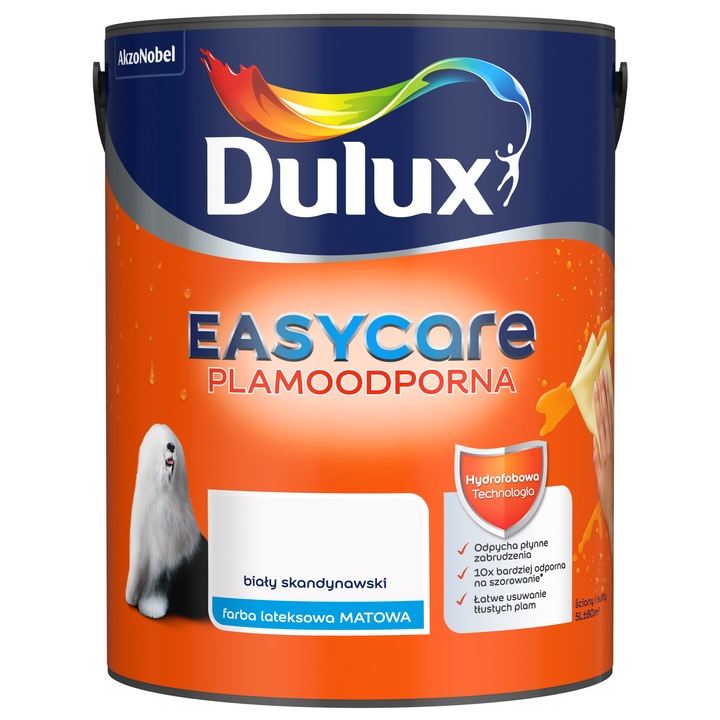 EasyCare festék, Dulux, skandináv fehér, 5L