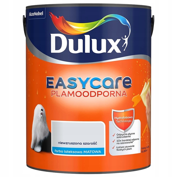 EasyCare festék, Dulux, Unshakable Gray, 5L