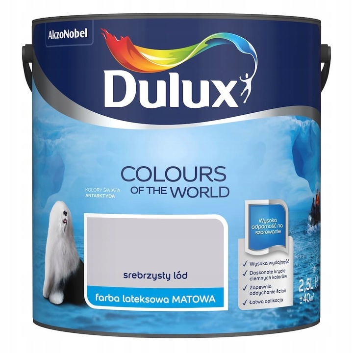 Боя Dulux Silver Ice Matt 2.5л, Латексова