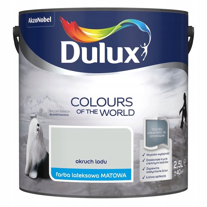 Латексова боя, Dulux, Ice Shard Matte, 2.5L