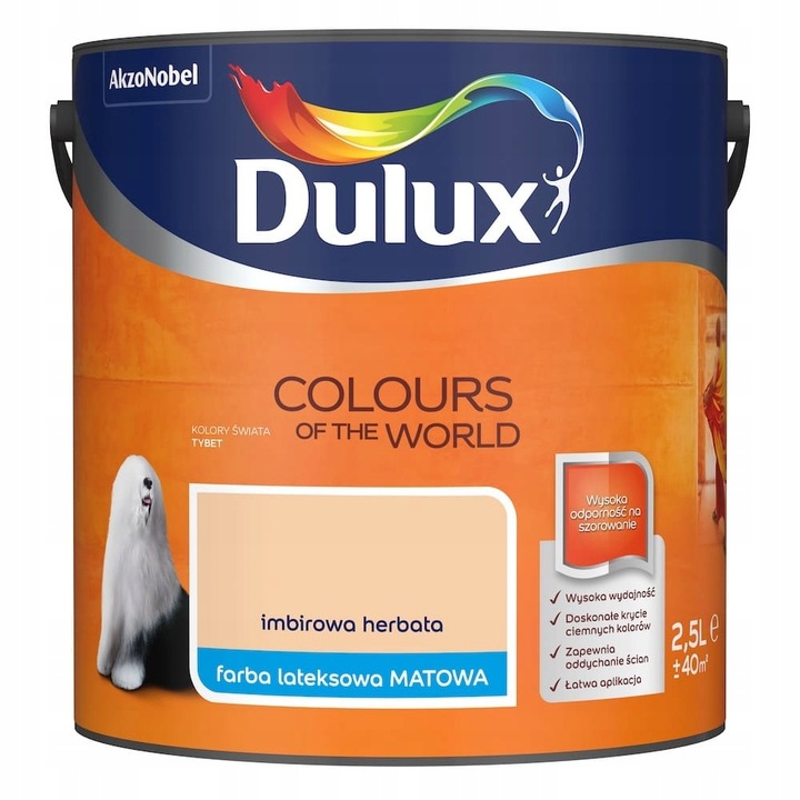 EasyCare боя, Dulux, Cream, 2.5L