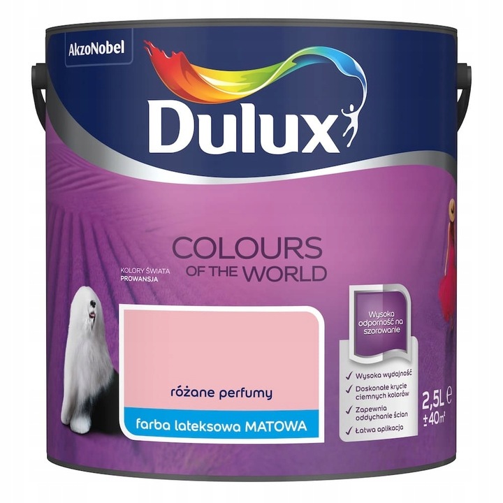 Боя, DULUX, 2.5L, Розова