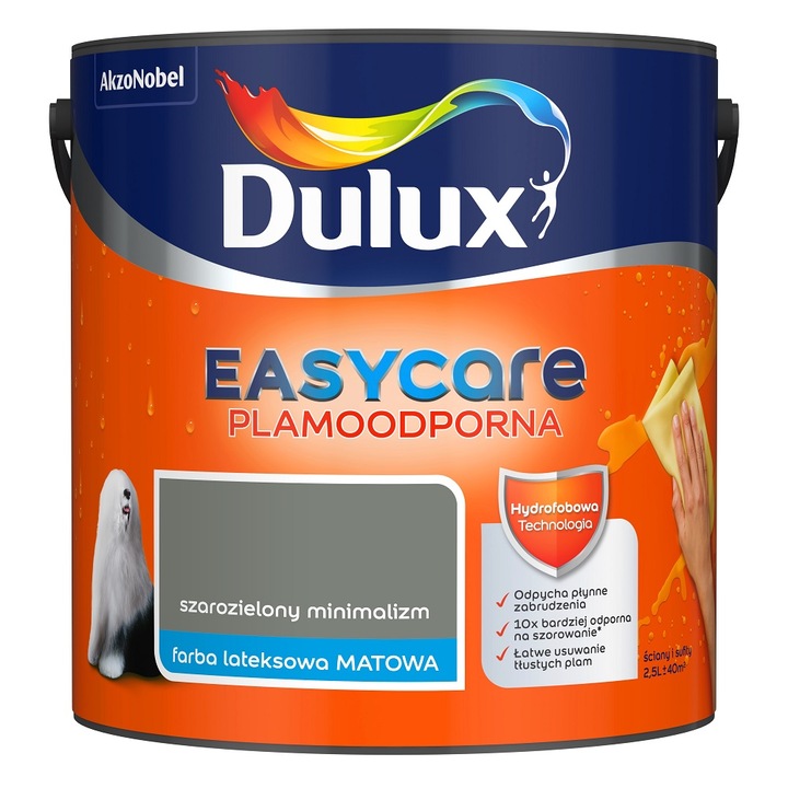 Vopsea EasyCare, Dulux, Gray-green, 2.5L