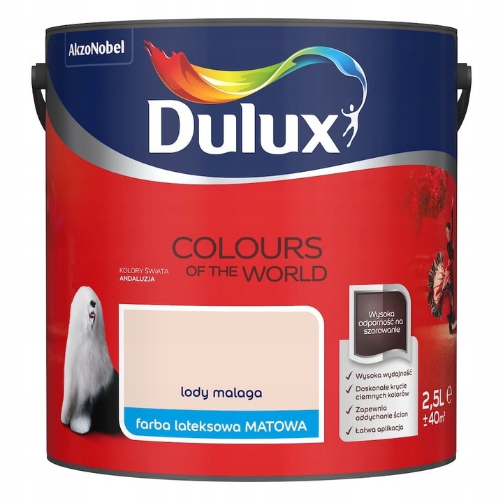 Боя, Dulux, Malaga Matte Ice Cream 2.5L