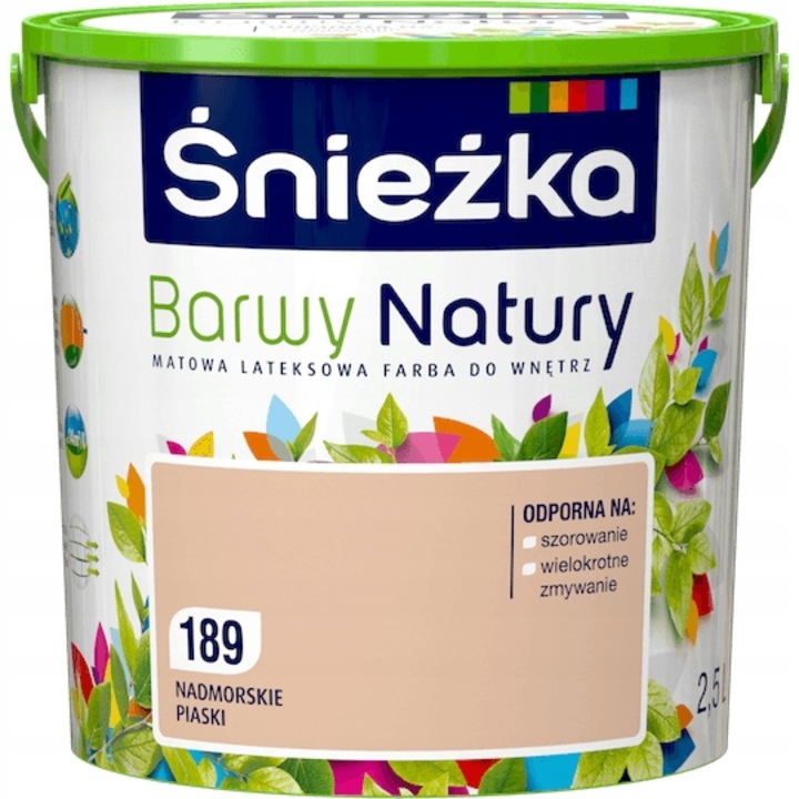 Vopsea latex pentru interior, Sniezka, 2,5L