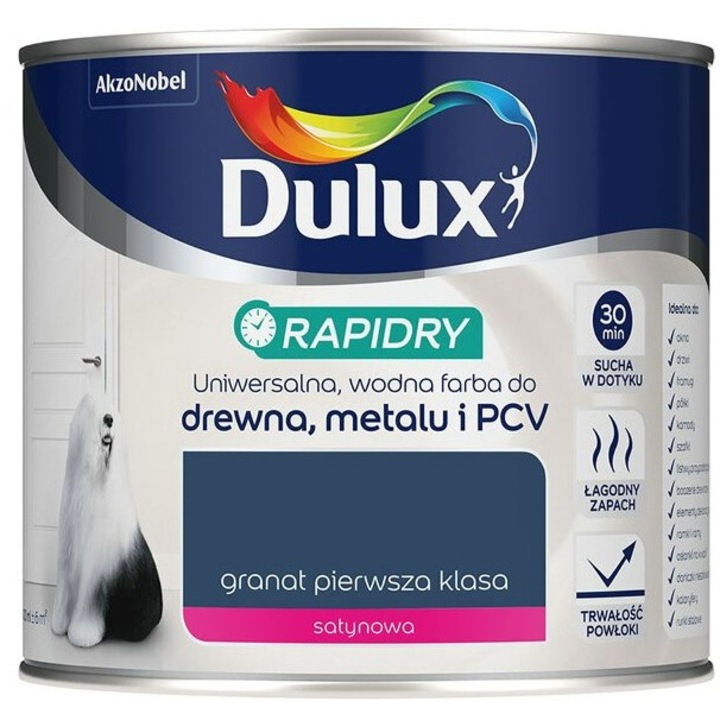 Festék, DULUX, 0,4 l, Sötétkék
