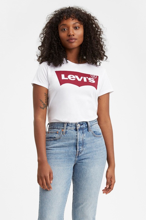 Levi's, Tricou alb cu imprimeu logo