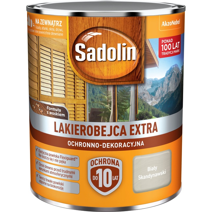 Lakk fára, Sadolin, 0,75l, Fehér