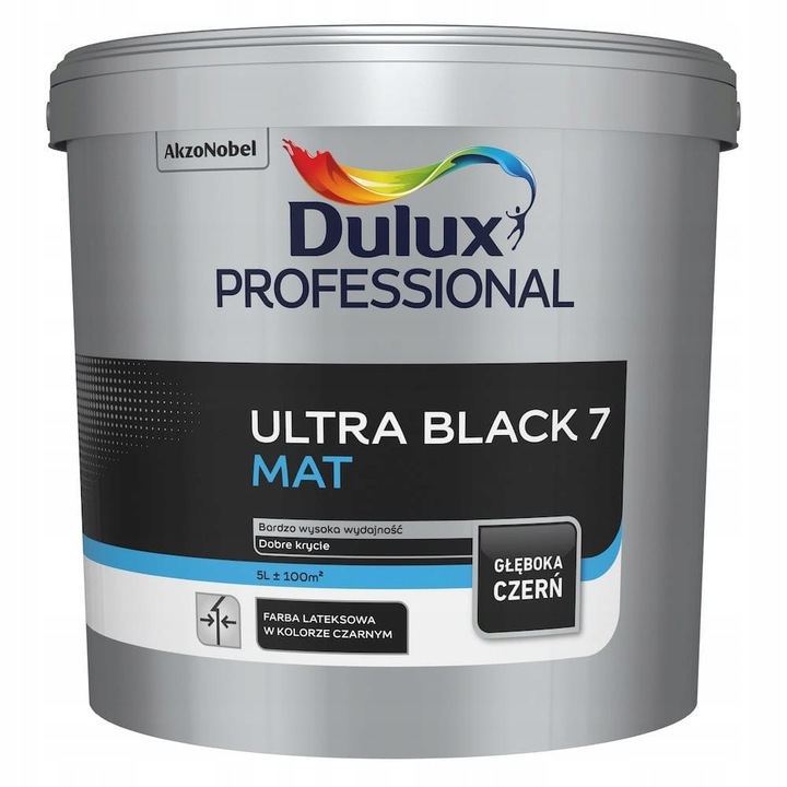 Dulux Professional Ultra Black festék, 5L