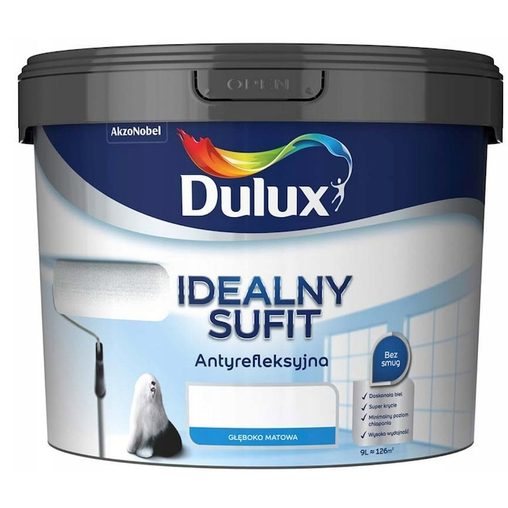 Dekoratív festék, DULUX, 3 l, Fehér
