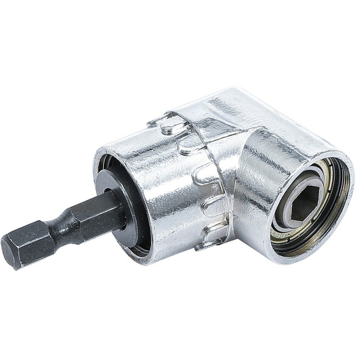 Adaptor suport pentru surubelnita de colt, BGS, 1/4", Argintiu