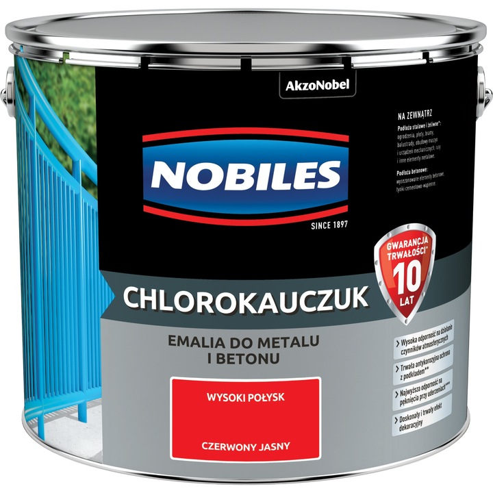 Vopsea Nobiles Rosu 10L