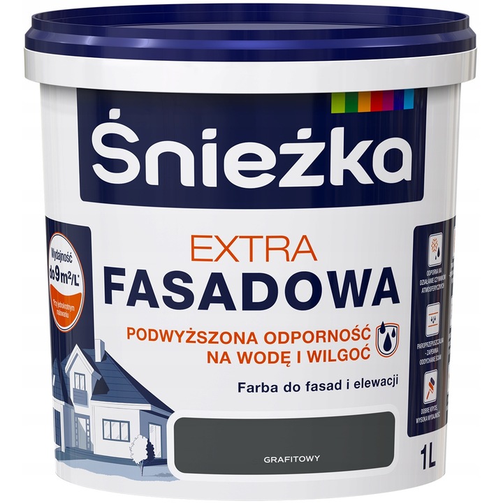 Vopsea, Sniezka, 1 l, Gri