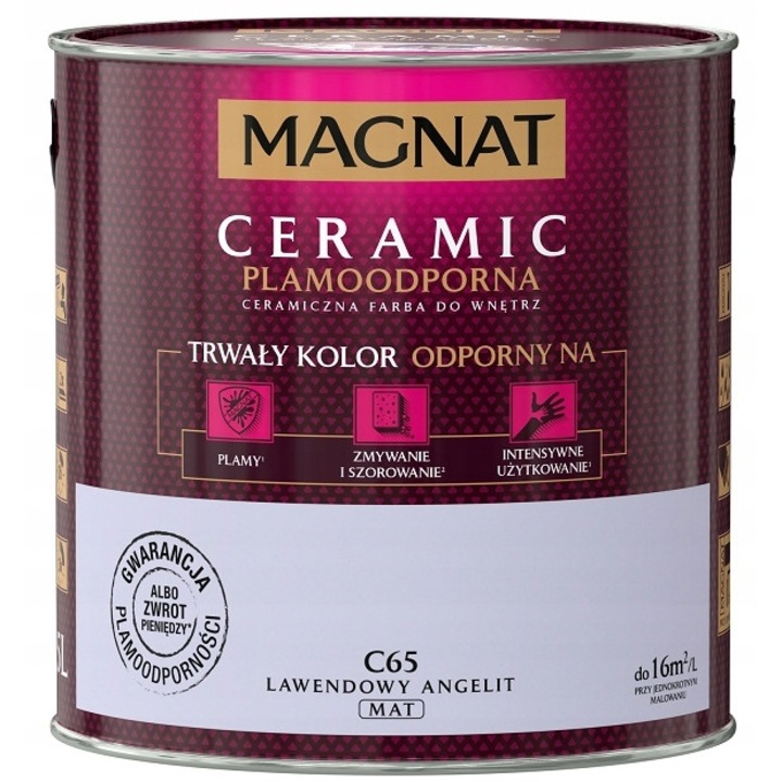 MAGNAT kerámiafesték 2,5L, matt, foltálló