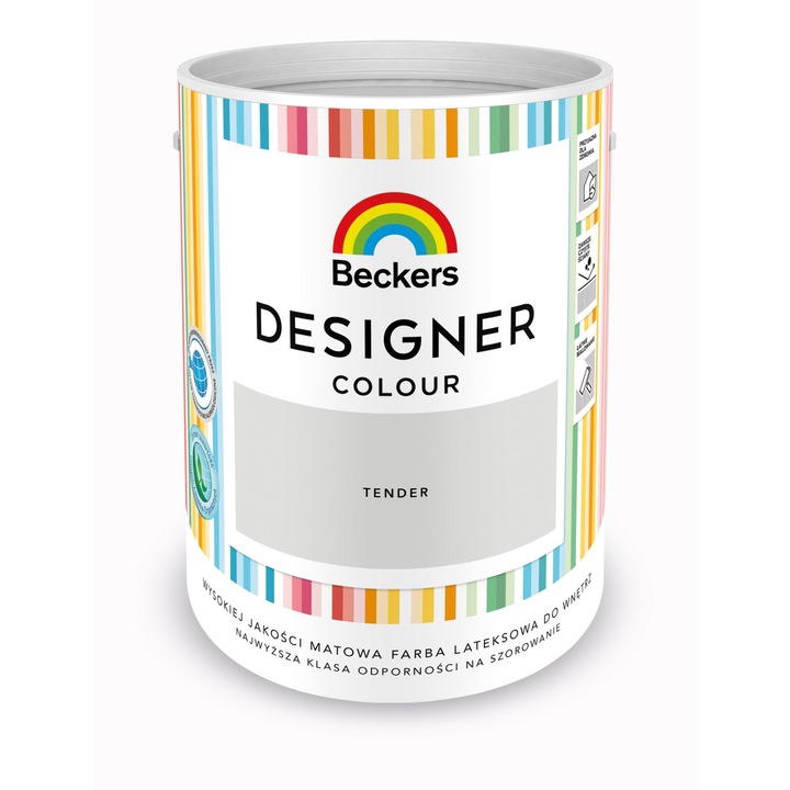 Beckers Designer Color Tender latex festék 5 l, matt, beltérre