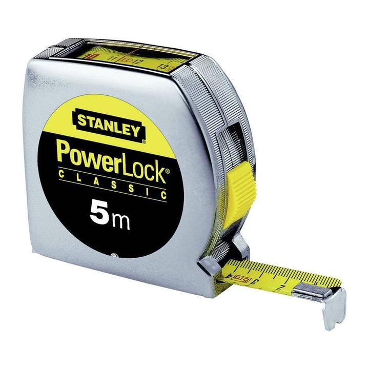 Stanley PowerLock LD mérőszalag 5 m x 19 mm fémházas
