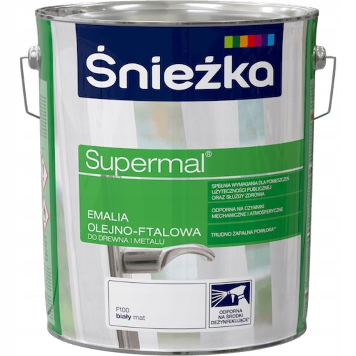 Email Sniezka, Supermal, Fehér matt, 10L