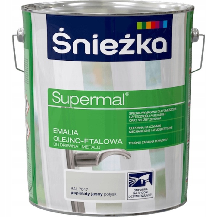 Fényes olaj-ftalát festék fára, Sniezka, 10L