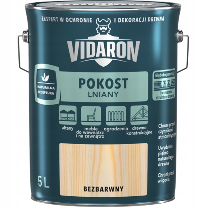 Alapozó fára, Vidaron, Linen, Színtelen, 5L