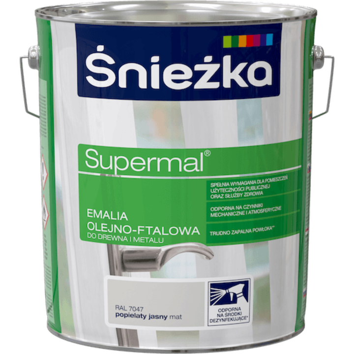 Email Sniezka, Supermal, Matt, Világosszürke, 10L
