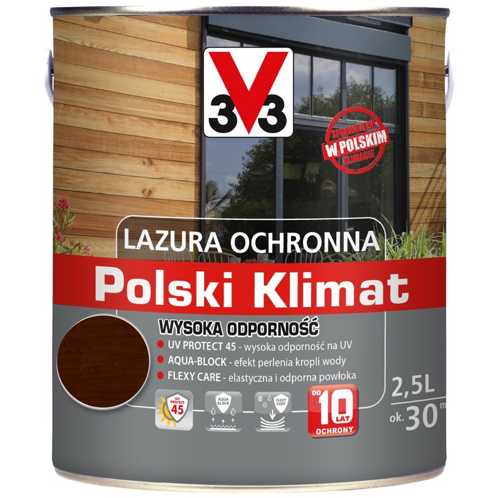 Lazura pentru lemn, V33, Rezistenta ridicata, 2.5L