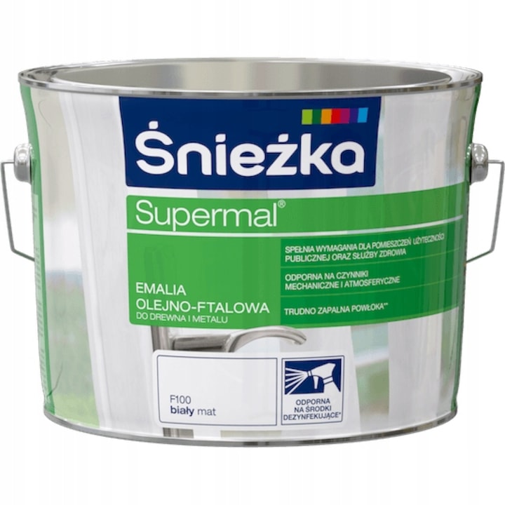 Email Sniezka, Supermal, Alb matt, 2.5L