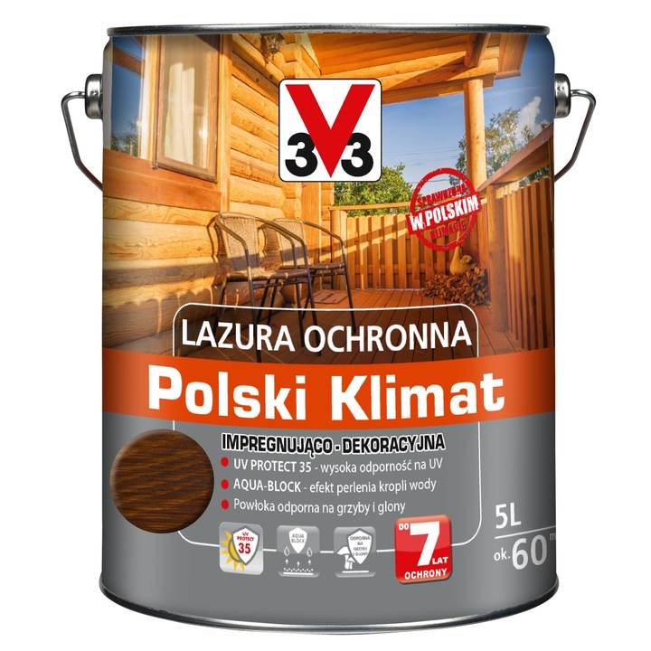 Lazura lemn, V33, 5 l