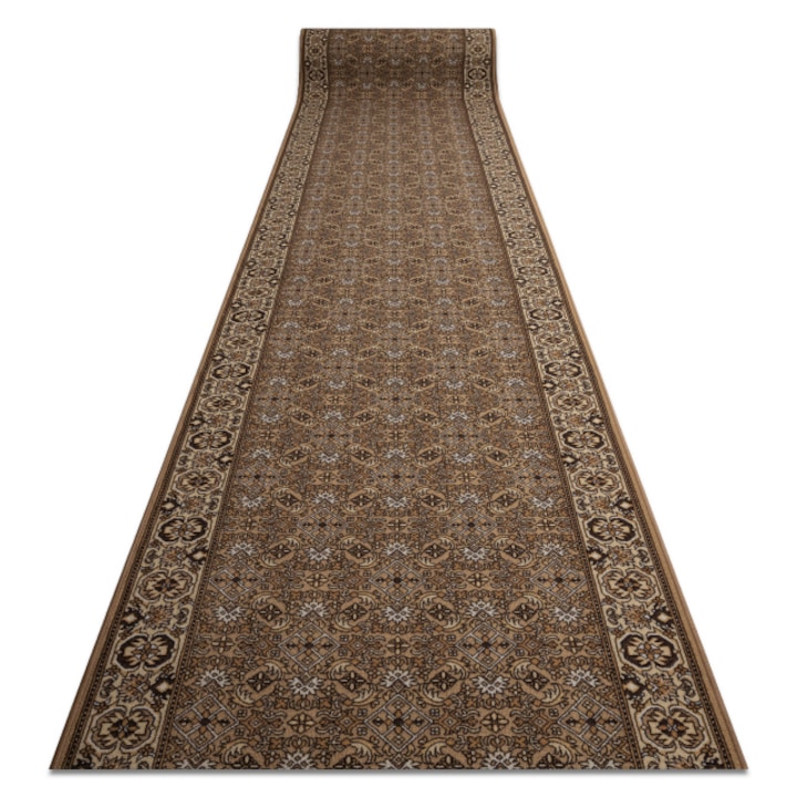 Dywany Łuszczów Csúszásgátló futó szőnyeg bidjar bézs 67cm, 67x330 cm