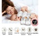 Pompa Electrica Dubla Pentru Sani, 2 Biberoane *150ml, Fara BPA, Afisaj Digital, Silentioasa, 9 Nivele de Intensitate, Roz