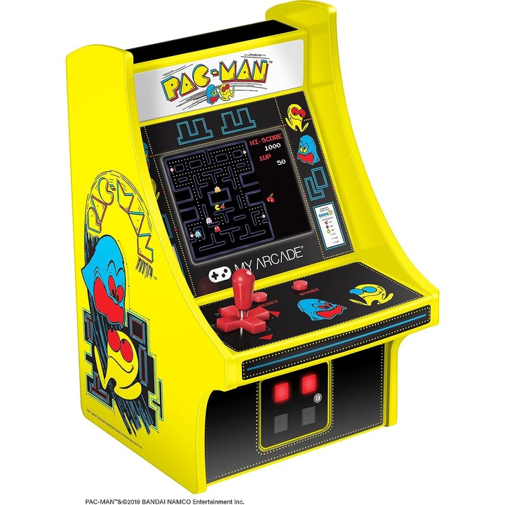 Ретро преносима конзола Pac-Man Collectible, MyArcade, Micro Player, 6,75 инча