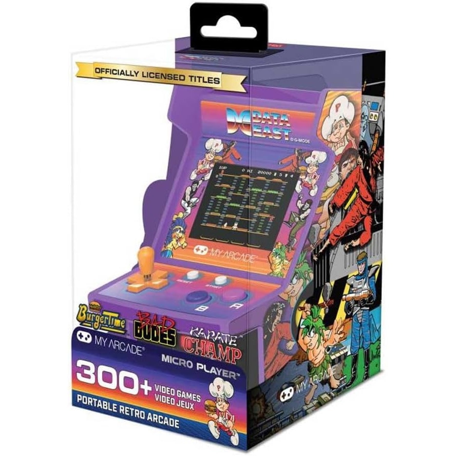 Consola portabila retro Data East Hits, MyArcade, Micro Player, 6.75 inch