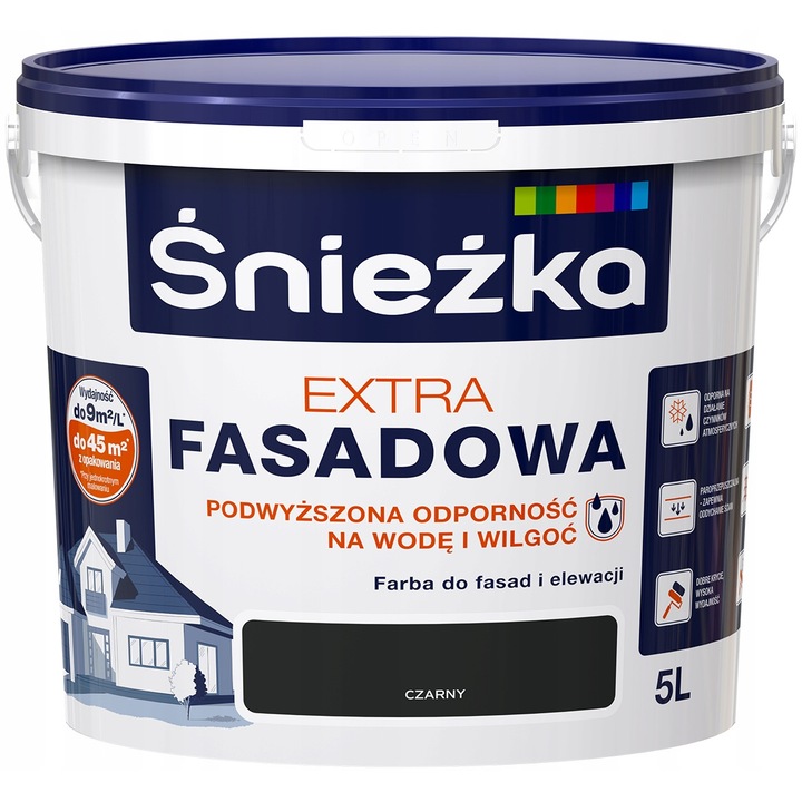 Homlokzati festék, Sniezka, 5 l