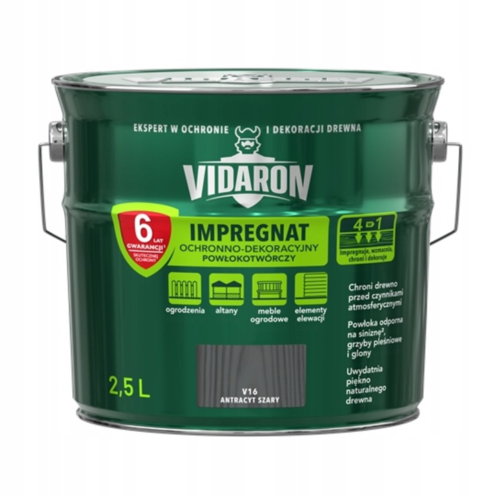 Vopsea pentru lemn, Vidaron, 2.5 l
