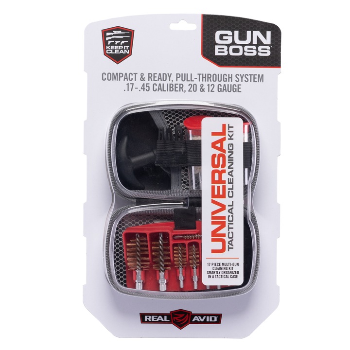 Kit universal pentru curatarea pistoalelor, Real Avid, Gun Boss