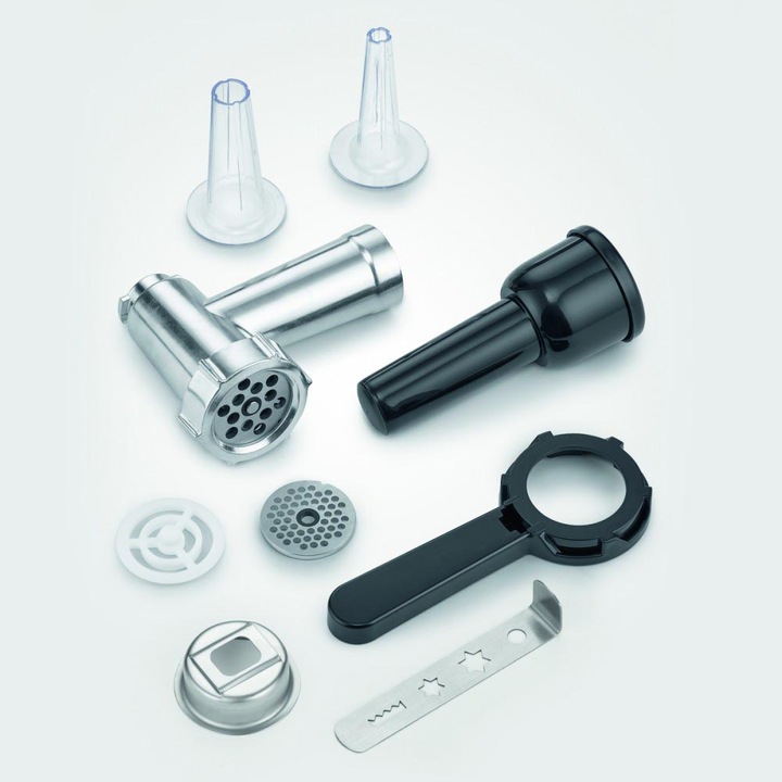 Аксесоар за месомелачка Severin ZB5591 за кухненски робот KM 3896 / KM 3897, Сребрист