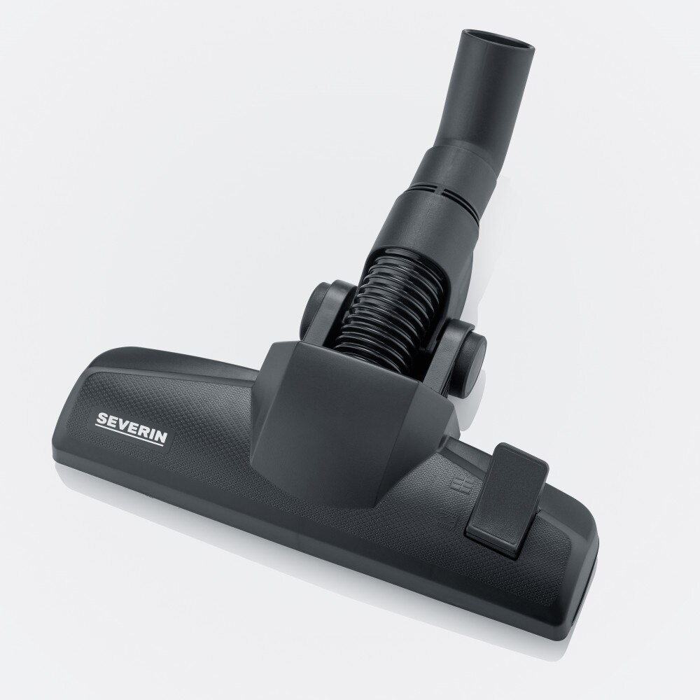 Aspirator fara sac Severin CY7088 cu un singur ciclon, 800 W, rezervor de 2,1 l, suflante de podea premium ECO, filtru HEPA 13, alb-rosu