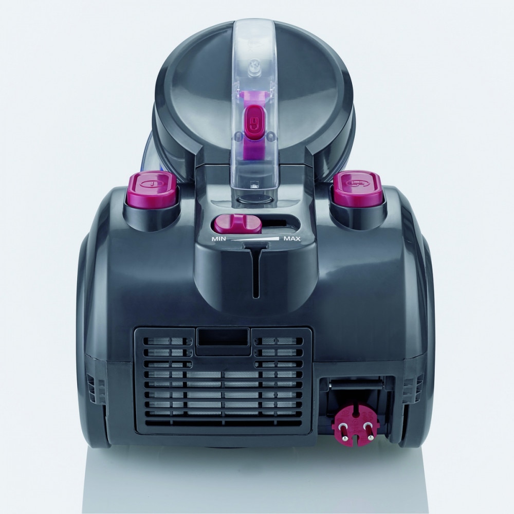 Aspirator fara sac Severin CY7089 Single Cyclone, 750 W, container 2.1, filtru HEPA 13, control reglabil al puterii, Gri