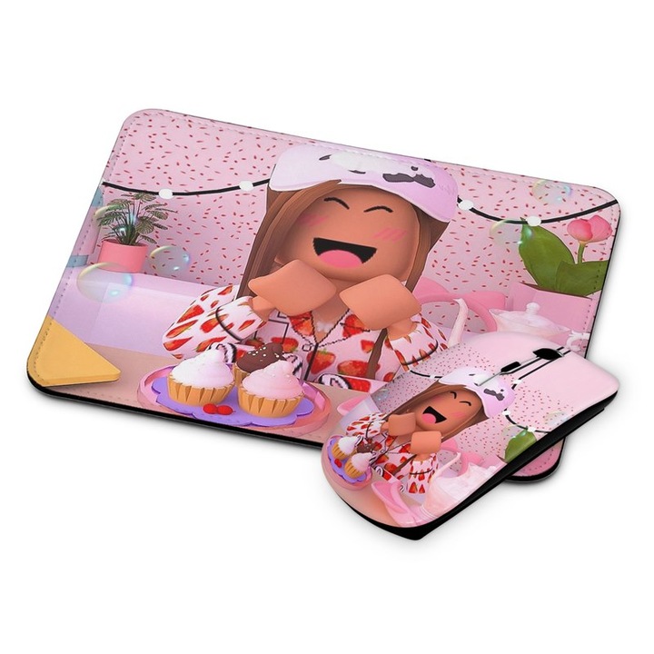 Mouse si mousepad fara fir Mobiltokguru, Roz