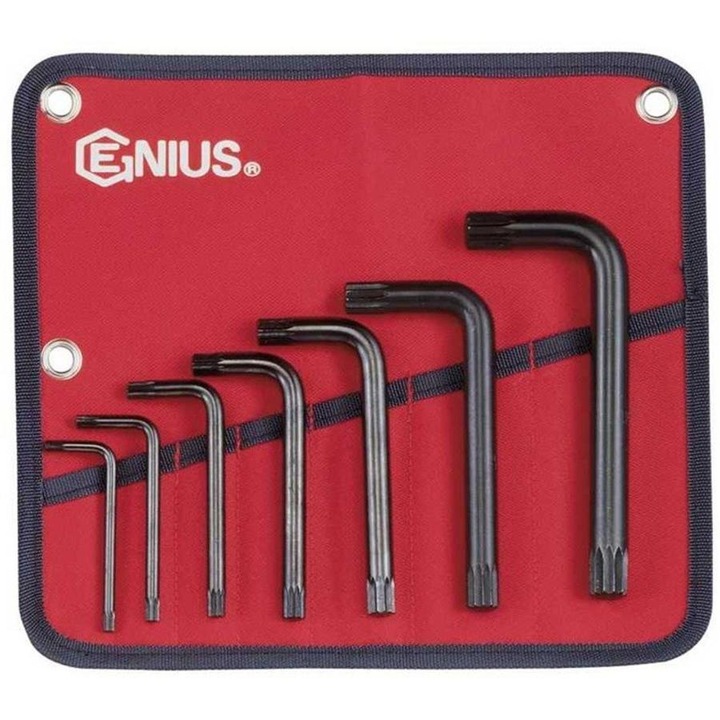 Genius torxkulcs készlet 12 szögű 7 db