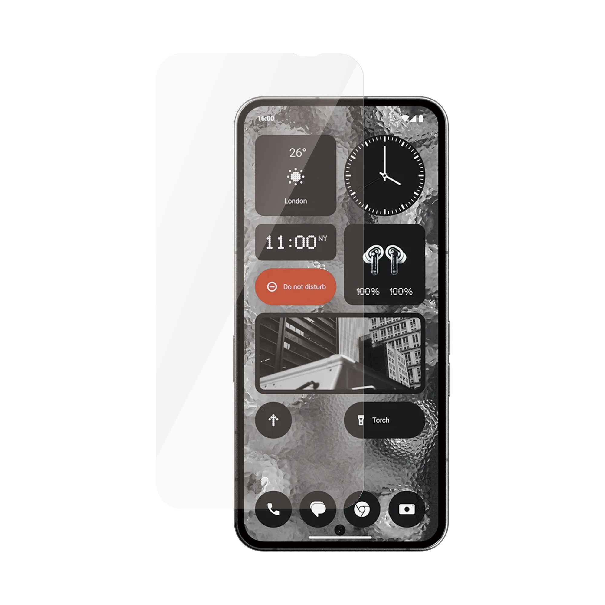 Folie protectie, safe, Sticla, Pentru Nothing Phone 2, UWF, Negru