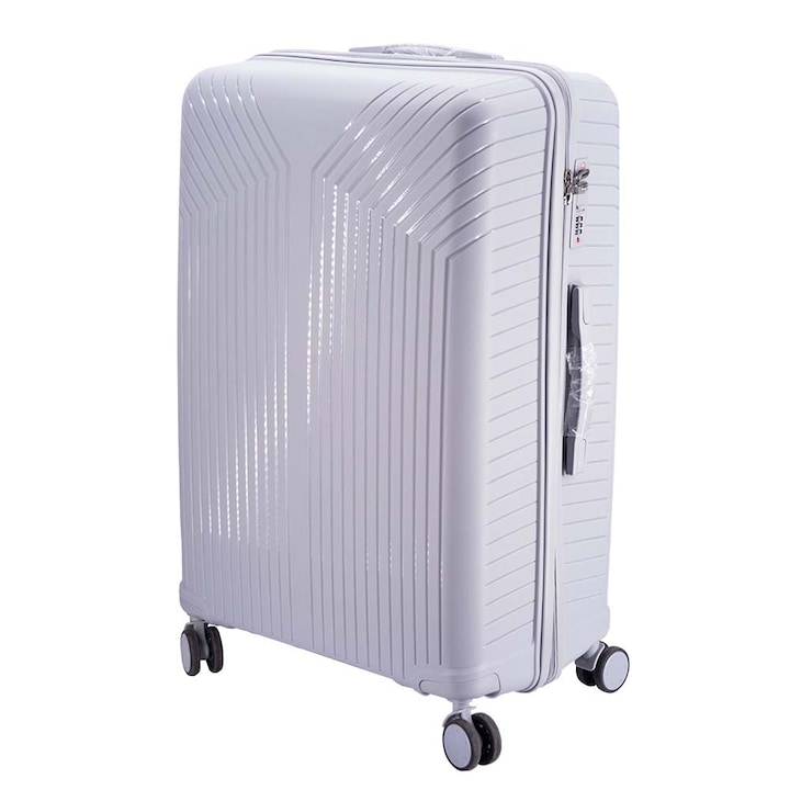 Dollcini, Световен куфар за пътуване 24", 63x 28x 40 см, (357910-203B), сив