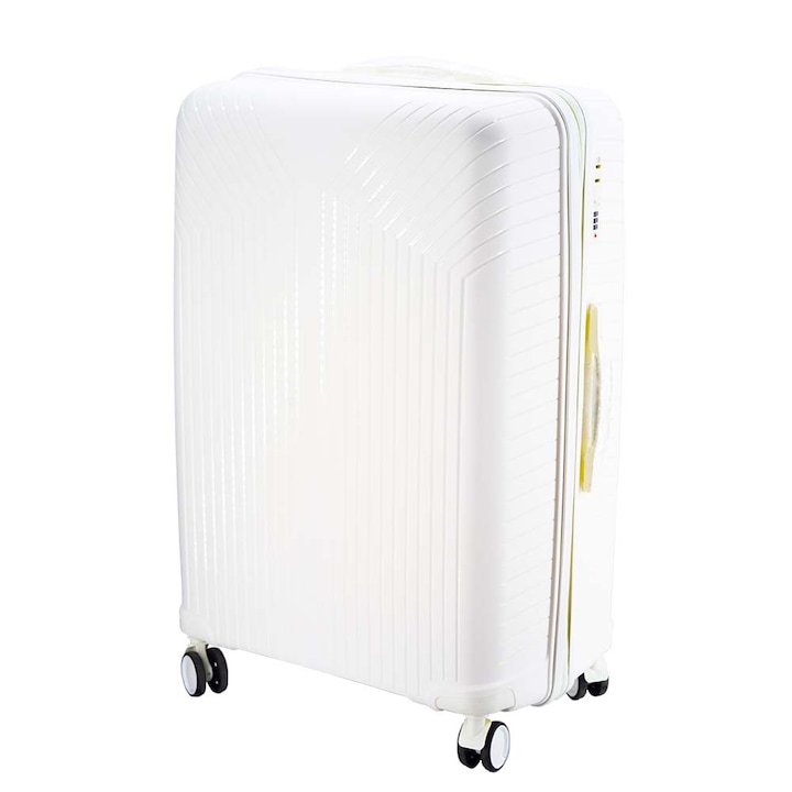Dollcini, Световен куфар за пътуване 24", 63x 28x 40 см, (357910-204B), бял
