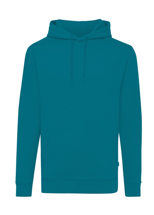 Hanorac Portland, Ronic, 50% bumbac organic-50% bumbac reciclat, interior fleece, Verde turcoaz