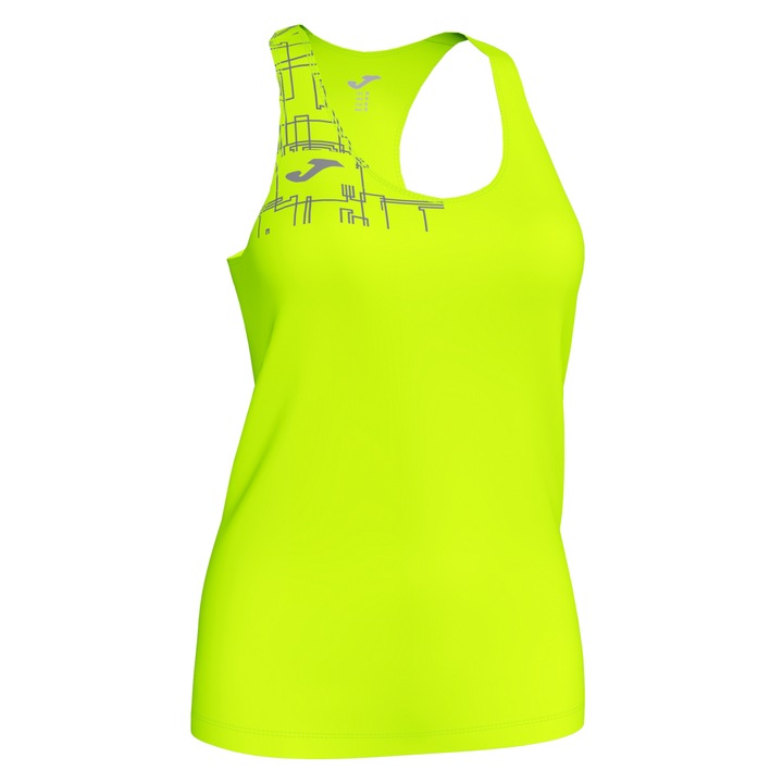 Tricou fara maneca Elite VIII 901260.060, Joma, Galben fluorescent, Galben