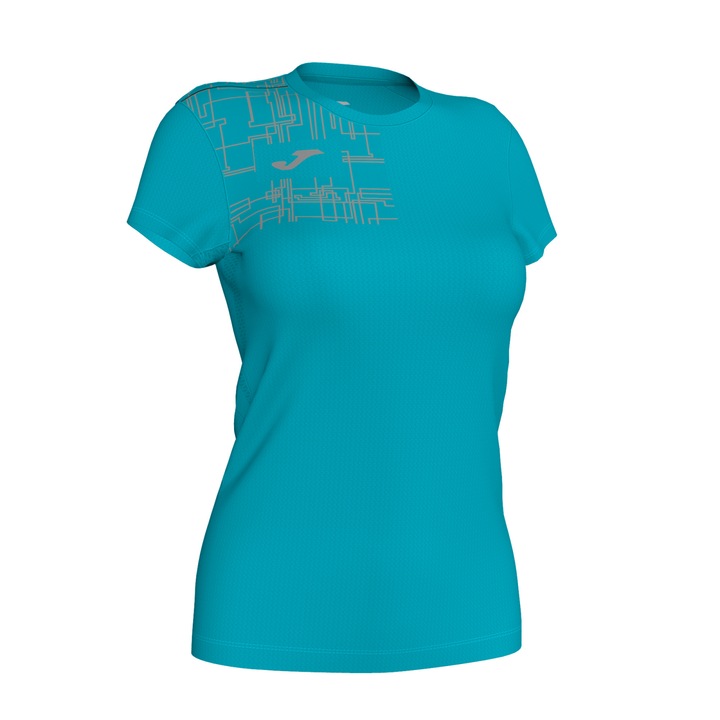 Tricou cu maneca scurta Elite VIII 901419.725, Joma, Turcoaz, Albastru